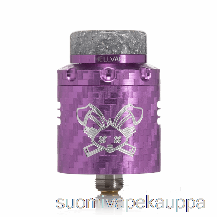 Vape Nesteet Hellvape Kuollut Kani V3 24mm Rda Violetti Hiilikuitu